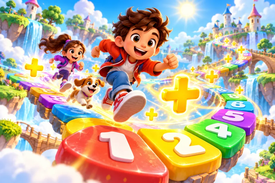 Number Rush Addition online game cover